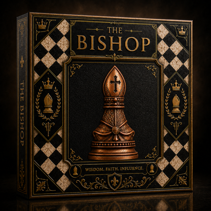 ♝ THE BISHOP — 5 AVDP OZ .999 Fine Copper Chess-Inspired Bishop