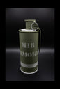M18 SMOKE GRENADE COIN HOLDER FOR 1 OZ ROUNDS/COINS! MILITARY GREEN AND WHITE COLOR SCHEME.