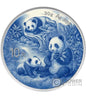 PORCELAIN PANDAS Silver Coin 10 Yuan China 2025 (100 Mintage)
