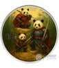 PANDA WARRIORS Silver Coin 10 Yuan China 2025 (100 Mintage)
