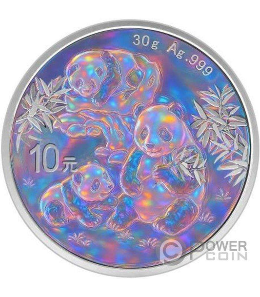 RAINBOW PANDAS Silver Coin 10 Yuan China 2025 (100 Mintage)!