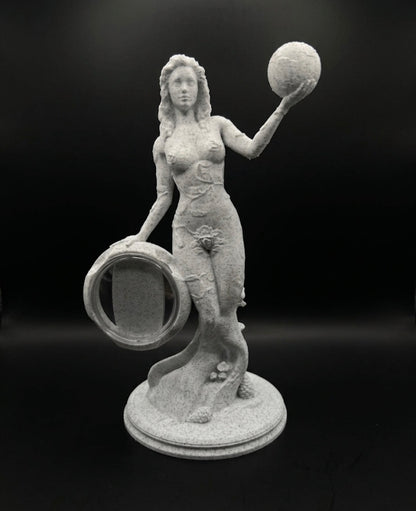 MARBLE MOTHER NATURE COIN HOLDER STATUE!