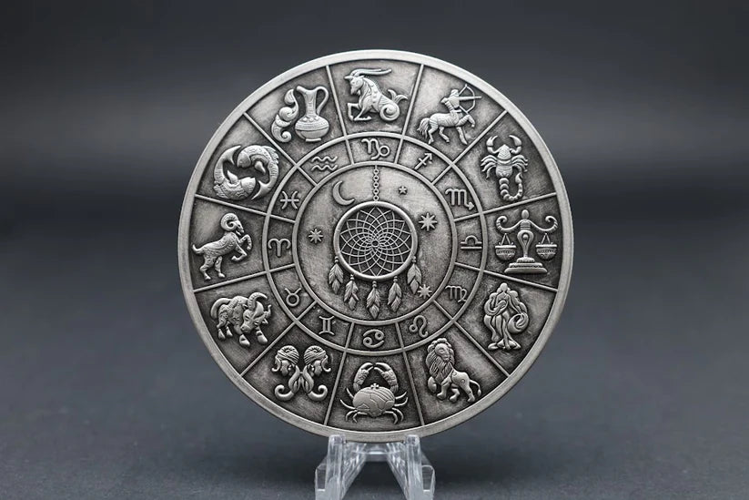 2026 Year of the War Horse 10oz Large Diameter .999 Copper with Antique Silver Finish