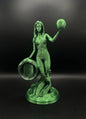 METALLIC GREEN MOTHER NATURE COIN HOLDER STATUE!
