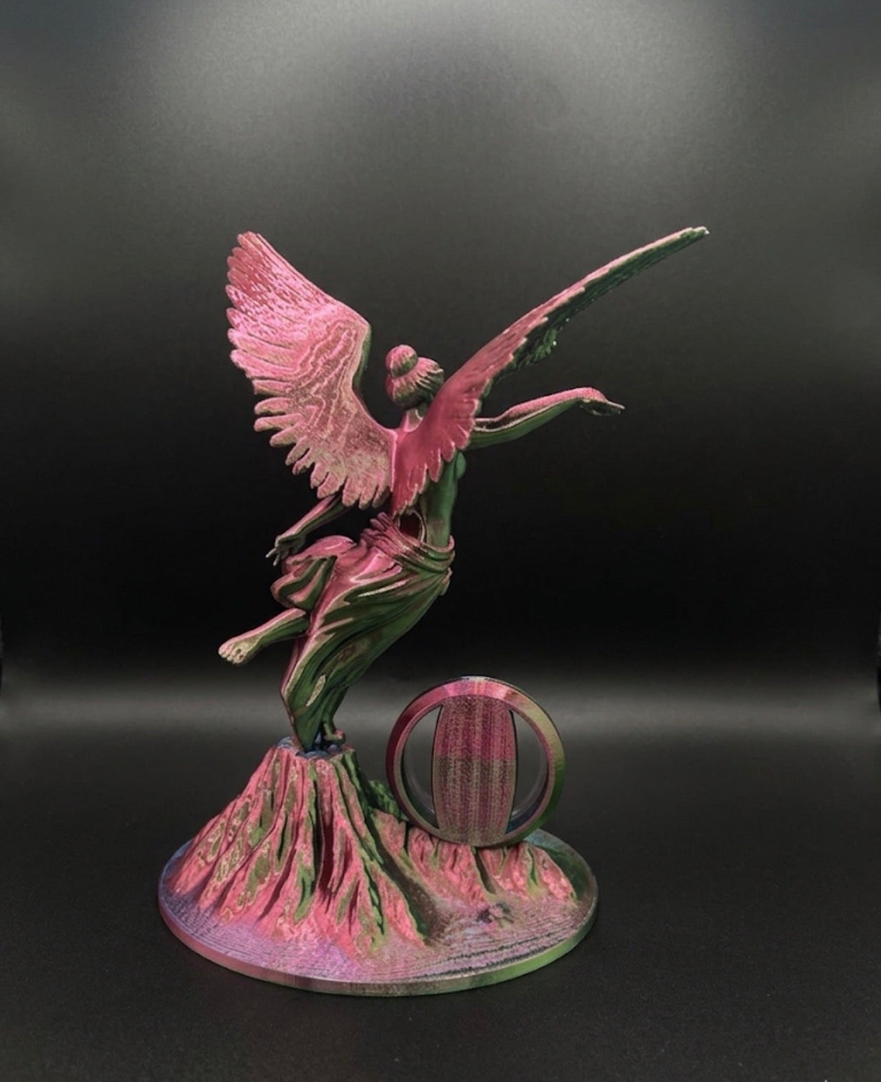 COLOR CHANGING LIBERTAD ANGEL OF INDEPENDENCE COIN HOLDER!