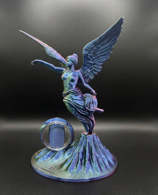 COLOR CHANGING LIBERTAD ANGEL OF INDEPENDENCE COIN HOLDER!