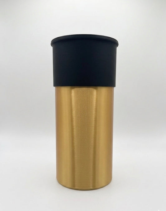 5 oz GOLD AND BLACK SHOTGUN SHELL HOLDER FOR COPPER OR SILVER!