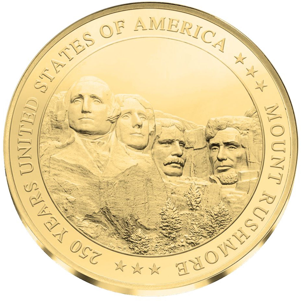 2026 Liberia Mount Rushmore 1/200 oz Gold Coin (05/27)