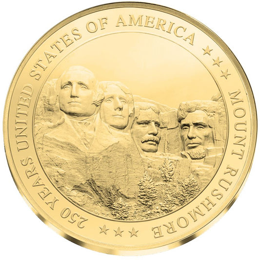 2026 Liberia Mount Rushmore 1/200 oz Gold Coin (05/27)