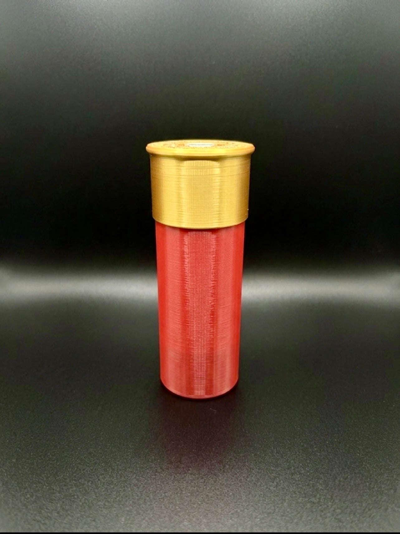 IKE DOLLAR SHOTGUN SHELL COIN HOLDER! RED AND GOLD COLOR SCHEME.