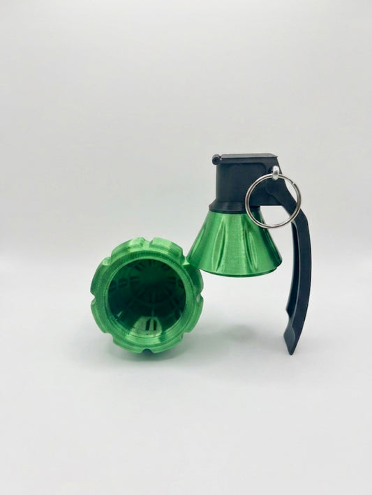 METALLIC GREEN AND BLACK PINEAPPLE GRENADE!