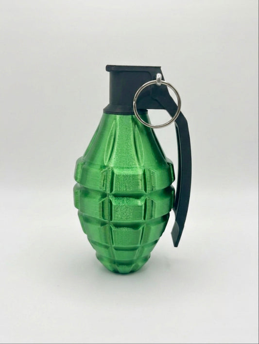 METALLIC GREEN AND BLACK PINEAPPLE GRENADE!
