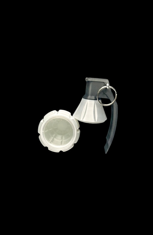 METALLIC WHITE AND BLACK PINEAPPLE GRENADE!