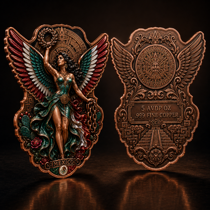 Mexican Heritage : WINGS — 5 AVDP oz .999 Fine Copper Limited Edition