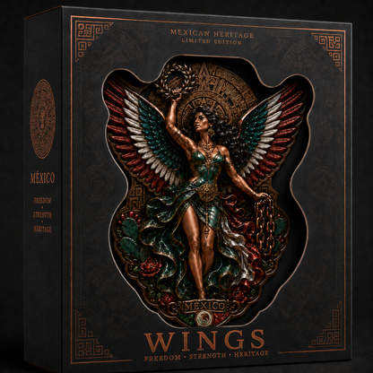 Mexican Heritage : WINGS — 5 AVDP oz .999 Fine Copper Limited Edition