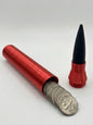 RED .50CAL BULLET COIN HOLDER FOR DIMES!