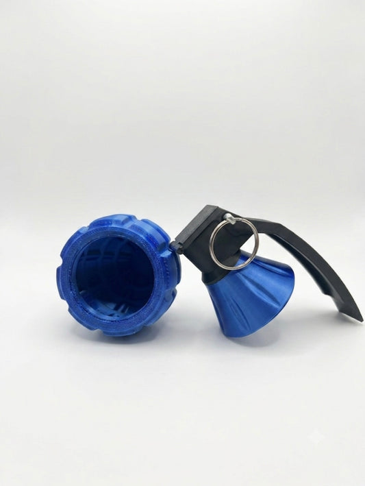 METALLIC BLUE AND BLACK PINEAPPLE GRENADE!
