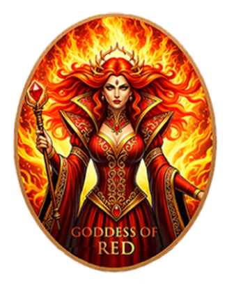 New Series! 100 Gram Goddess Series - Goddess of Red Colorized Copper in Display Box