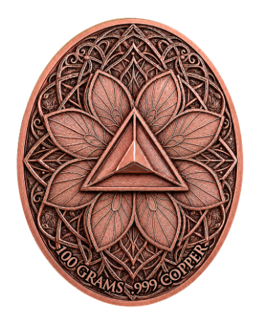 Deal! 1st in Series! 100 Gram Goddess Series - Goddess of Red Colorized Copper in Display Box