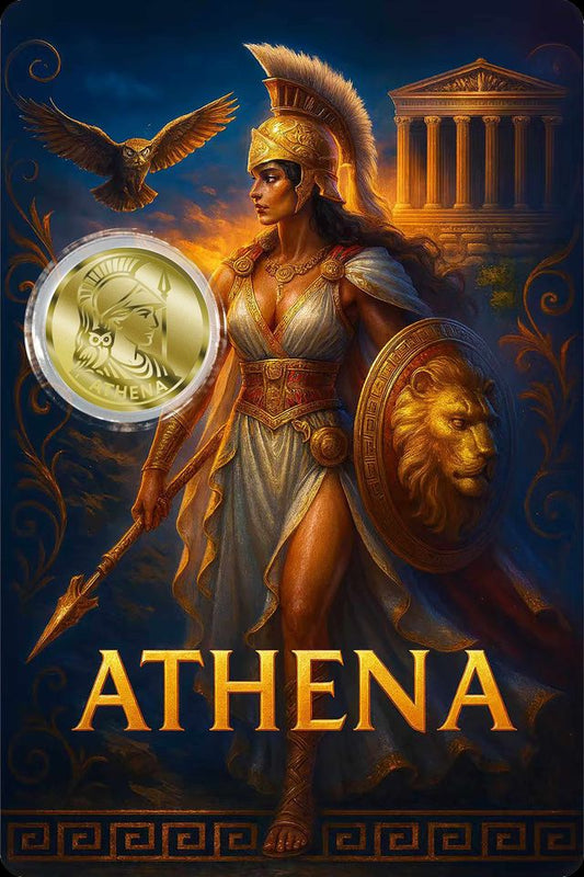 2026 Niue Athena 1/1000 oz Gold Coin in Card (12/10)