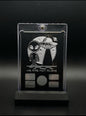 FREE STANDING DESKTOP UFO WE ARE NOT ALONE GRAM HOLDER AND DISPLAY!