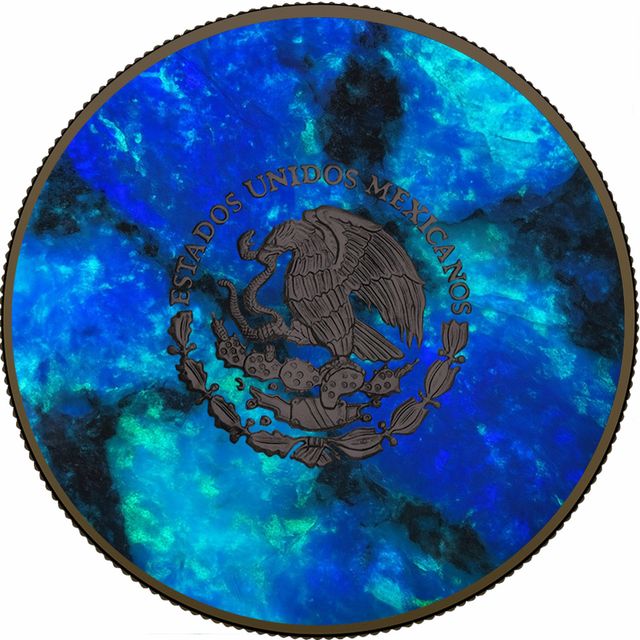 2024 Mexico Libertad Ocean Opal Edition 1 oz Silver Coin (12/11)