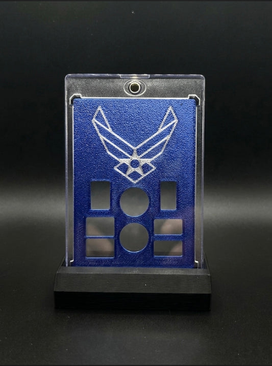 FREE STANDING DESKTOP AIR FORCE GRAM HOLDER AND DISPLAY!