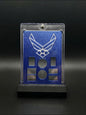 FREE STANDING DESKTOP AIR FORCE GRAM HOLDER AND DISPLAY!