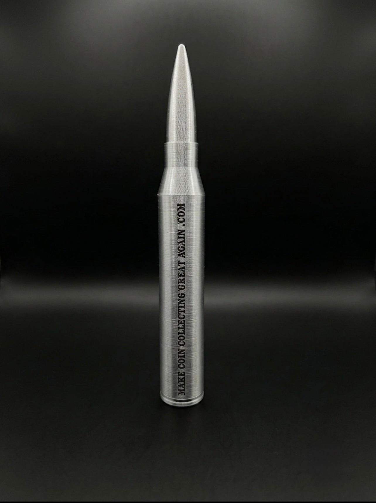 SILVER .50CAL BULLET COIN HOLDER FOR DIMES!