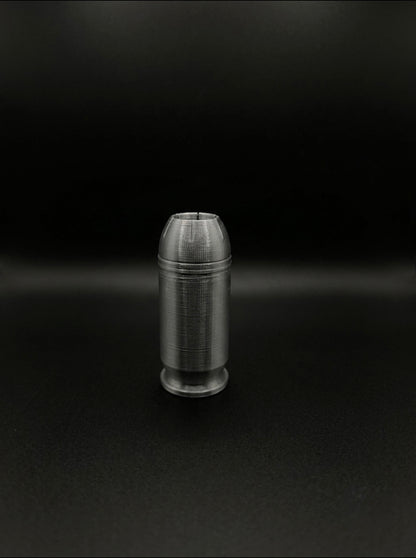 SILVER 9mm HOLLOW POINT BULLET COIN HOLDER FOR 1/4oz ROUNDS/COINS!