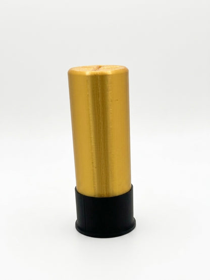 MEDIUM SHOTGUN SHELL COIN HOLDER FOR 1 oz RAW COINS/ROUNDS! GOLD AND BLACK COLOR SCHEME. (Copy)