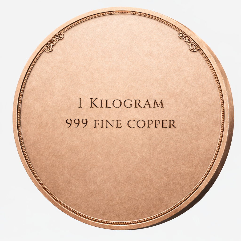 KILO! 2026 Year of The Majestic Mountain Stallion 1 Kilo .999 Fine Copper Colorized Coin | Horse Collector Round with COA & Display Box