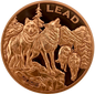In Stock! 2026 Cameroon Wildlife Values Wolf Lead 5 oz Copper Coin (06/01)