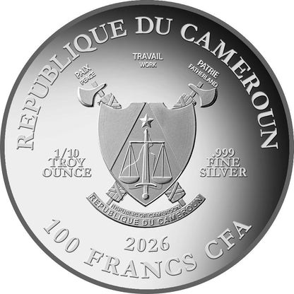 2026 Cameroon The Lord's Prayer 1/10 oz Silver Coin