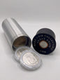 XL SHOTGUN SHELL COIN HOLDER FOR 1 OZ ROUNDS/COINS IN A FOAM CAPSULE! SILVER AND BLACK COLOR SCHEME.