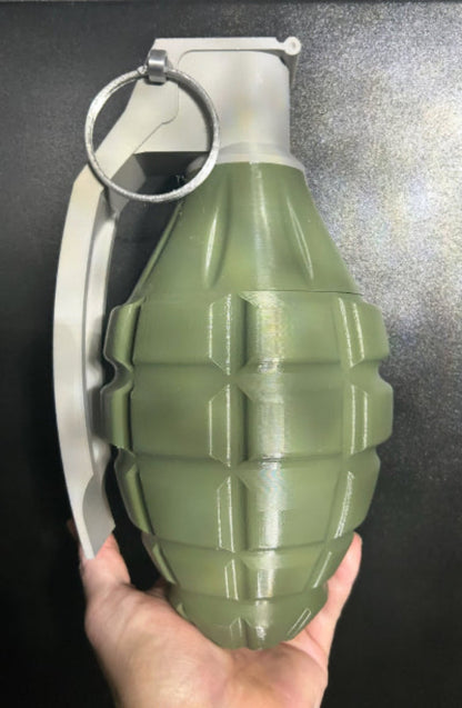 HUGE Grenade! Screw off top!