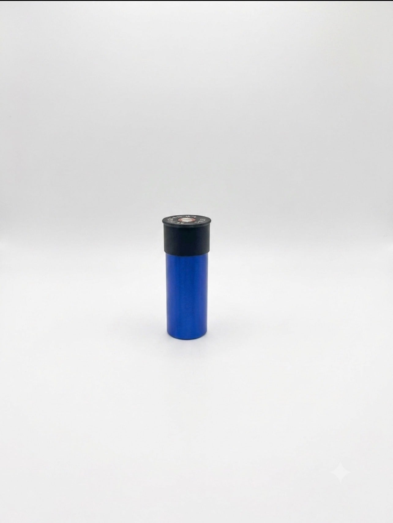 SMALL SHOTGUN SHELL COIN HOLDER FOR QUARTERS! BLUE AND BLACK COLOR SCHEME.
