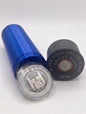 XL SHOTGUN SHELL COIN HOLDER FOR 1 OZ ROUNDS/COINS IN A FOAM CAPSULE! BLUE AND BLACK COLOR SCHEME.