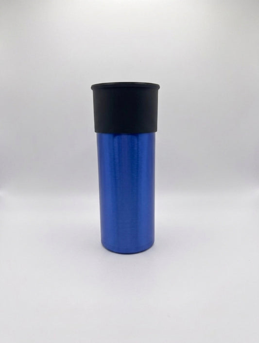 LARGE SHOTGUN SHELL COIN HOLDER FOR 1 oz COINS/ROUNDS IN AIR-TIGHT CAPSULES! BLUE AND BLACK COLOR SCHEME.