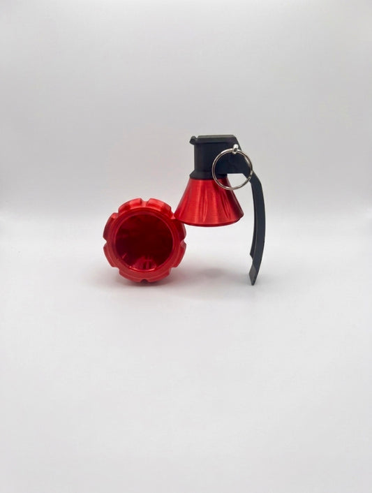 METALLIC RED AND BLACK PINEAPPLE GRENADE!