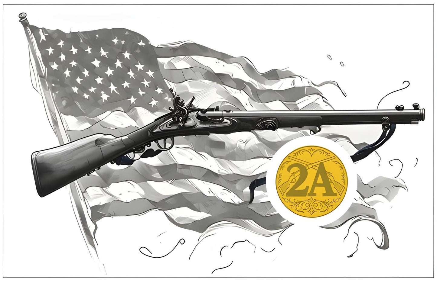 2nd Amendment 1/1000 oz Gold Round in Card (12/11)