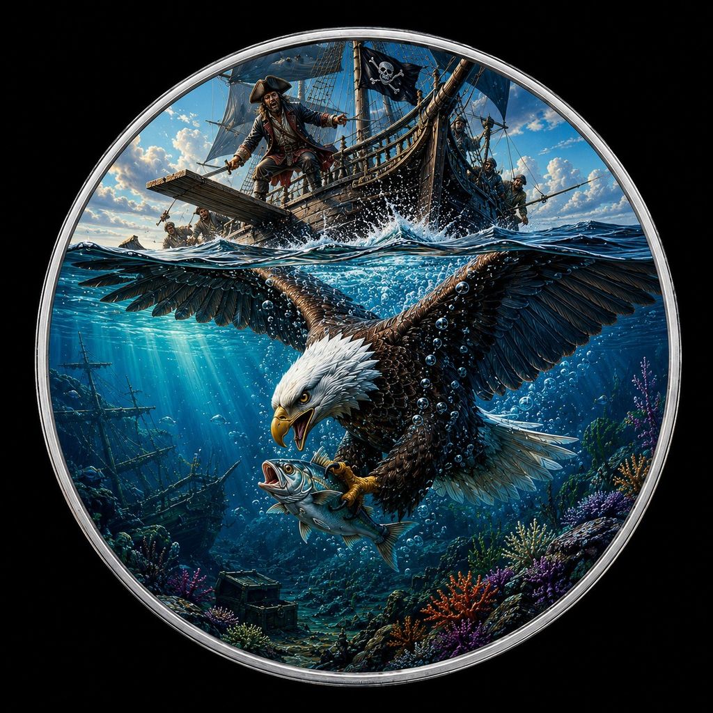 Estimate: 2026 U.S. Eagle Sunken Treasures Edition 1 oz Silver Coin (06/05)