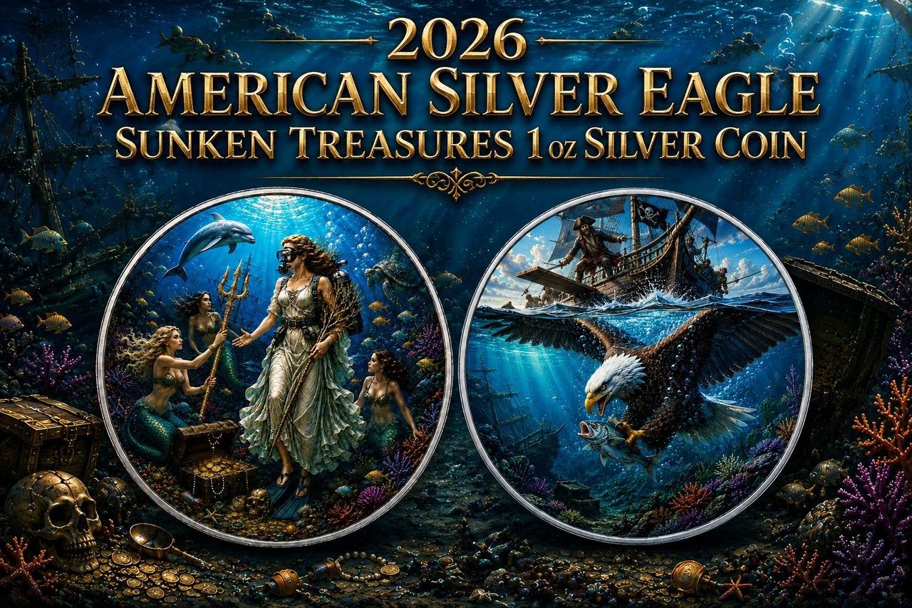 Estimate: 2026 U.S. Eagle Sunken Treasures Edition 1 oz Silver Coin (06/05)