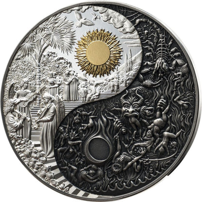 Factory Special! 2025 Cameroon Versus - Heaven & Hell 3 oz Silver Coin (06/04)