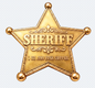 Junior Sheriff Badge Shaped 1 oz Copper Medal (06/05) GOLD Version
