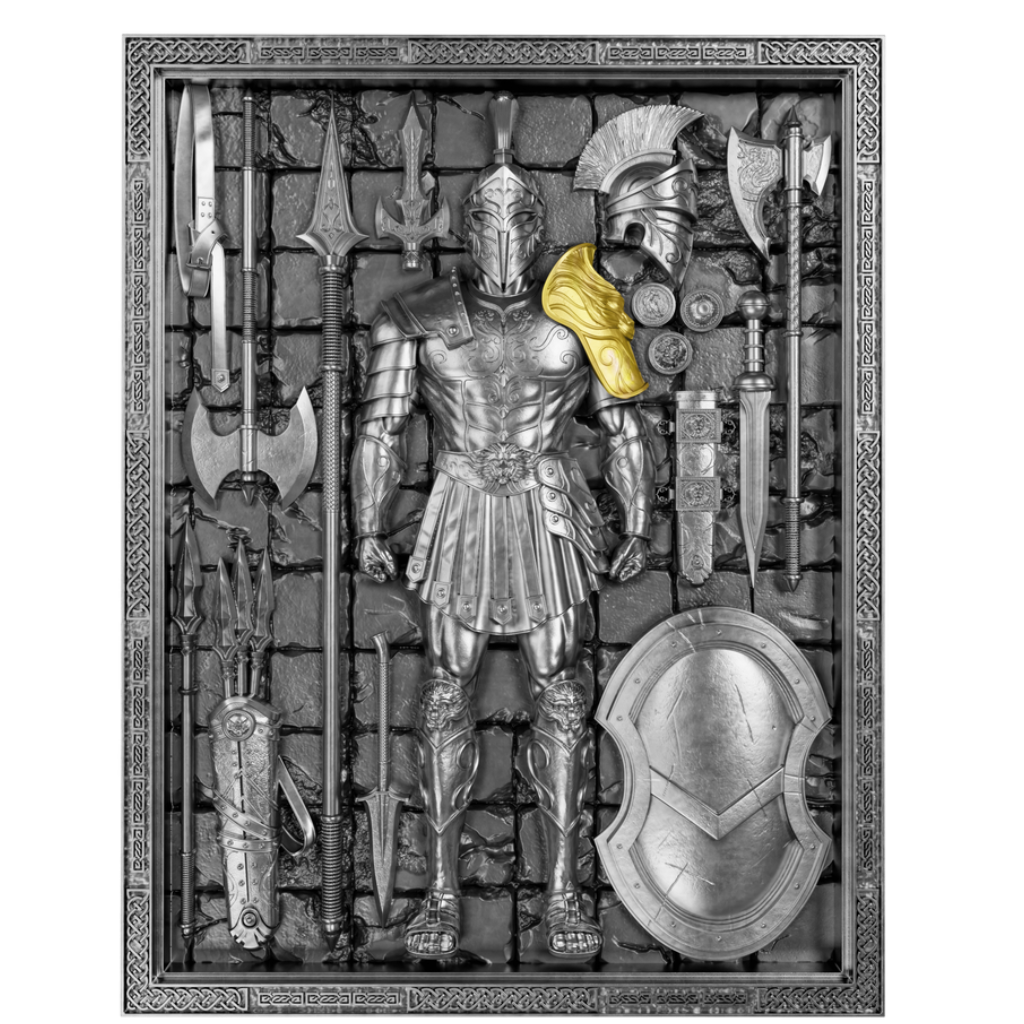 2025 Samoa Warriors Through Time - The Spartan 2 oz Silver Coin (06/12)