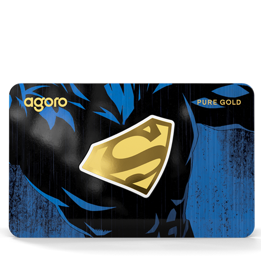In Stock! 2026 Agoro Niue DC Superman 1/10g Gold Coin in Card