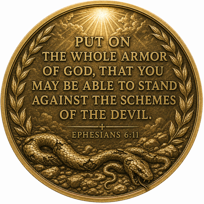 Ephesians 6:11 1 oz Copper Medal in Card (06/08)