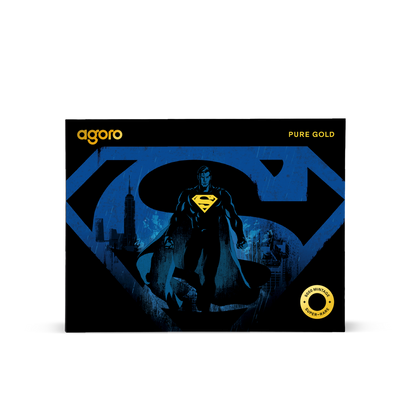 In Stock! 2026 Agoro Niue DC Superman 1/10g Gold Coin in Card