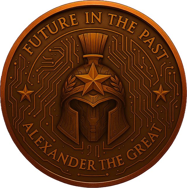 In Stock! Future in the Past Alexander the Great 1 oz Copper Medal